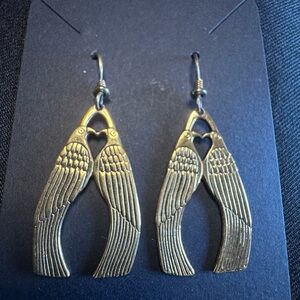 Laurel Burch Vintage Love Birds Earrings